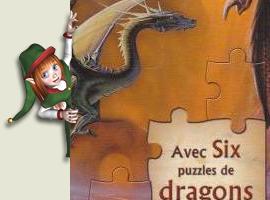 Livre de puzzles - Les chroniques du dragon -