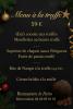 Menu truffe restaurant Le patio